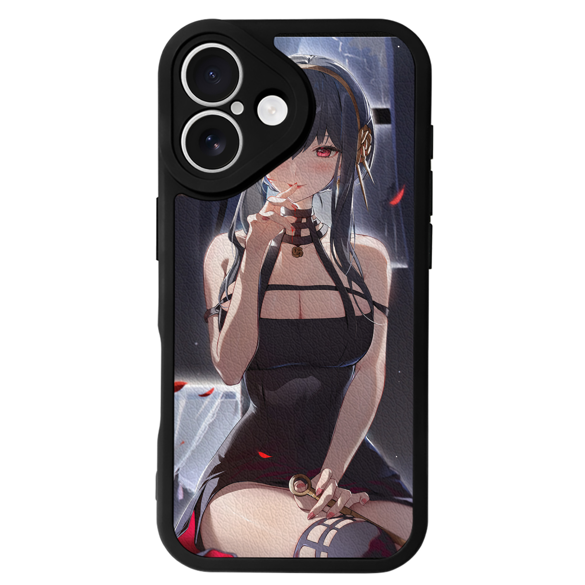 （画像用） SPY×FAMILY间谍家家酒 【iPhone 16シリーズ対応】シリコンスマホケース（レザー調） 材質：シリコン